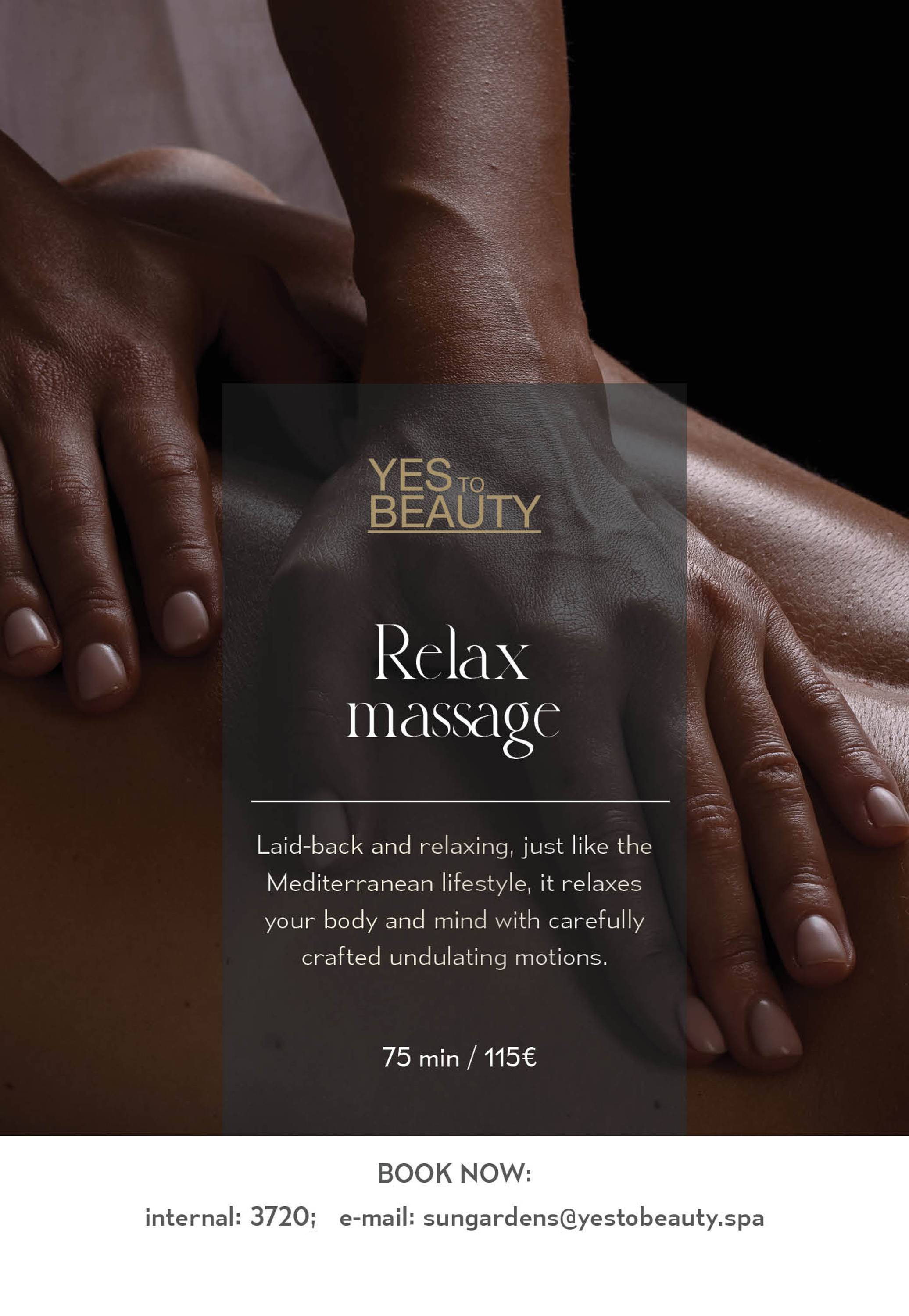 Spa relax April 2025